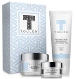 Glycolic Acid Skin Care Gift Set: Glycolic Acid Cleanser, Daily Face Moisturizer & Eye Cream